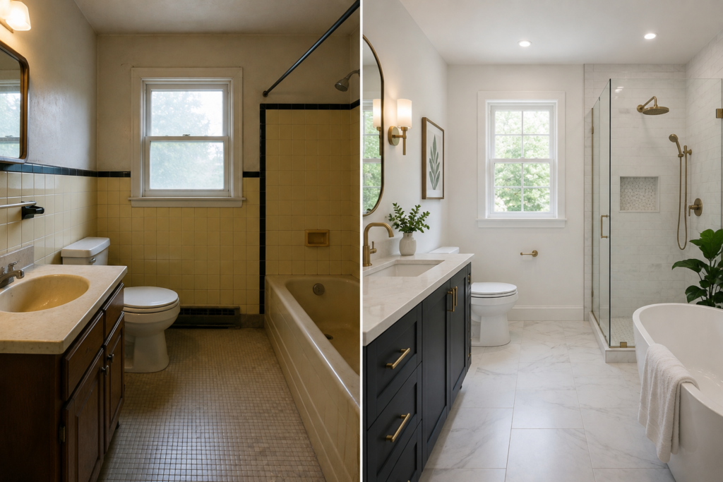 Bathroom Renovation: Before and After